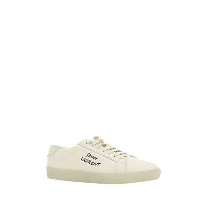 Saint Laurent White Rubber Low Top Sneakers