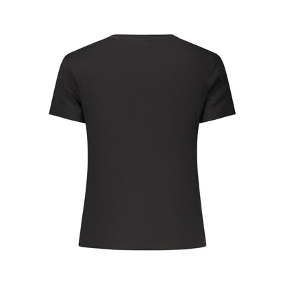 Tommy Hilfiger Black Cotton Women's T-Shirt