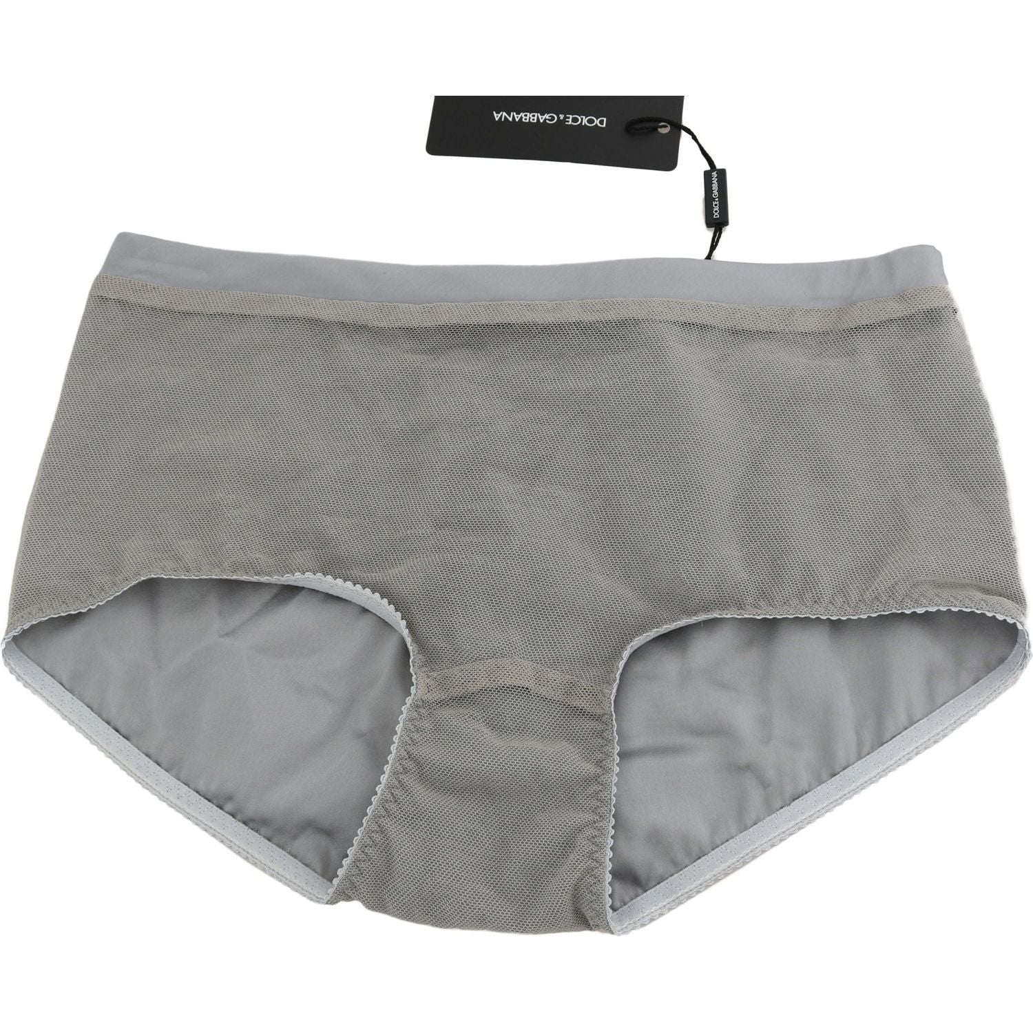 Dolce & Gabbana Underwear Silver With Net Silk Bottoms