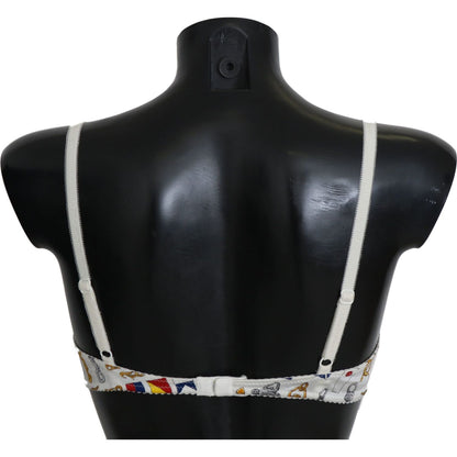 Dolce & Gabbana White Balconcino Sailor Print Underwear