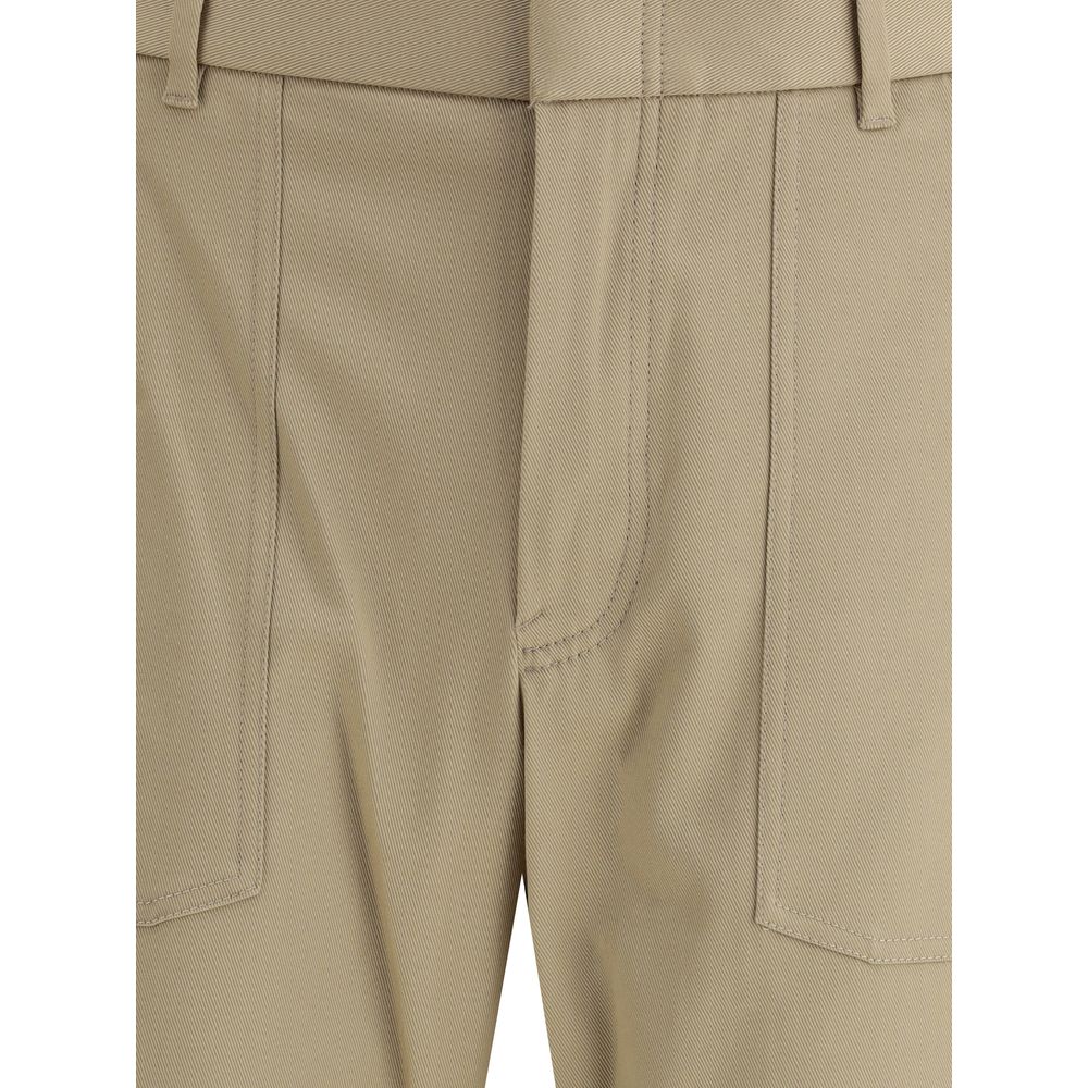 Brioni Beige Cotton Cargo Pants 1728,72470364320,Beige,Brioni,Cargo Pants - Pants - Clothing,Clothing,IT50 | L,Men,New with tags,Pants - Clothing