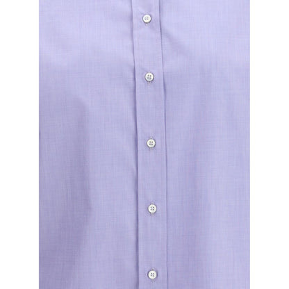 Brunello Cucinelli Light Blue Cotton Dress Shirt