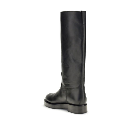 Paris Texas Black Leather Boots