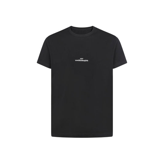 Margiela Black Cotton T-Shirt Margiela