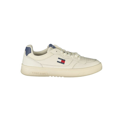 Tommy Hilfiger Bianco Polyurethane Men Sneaker