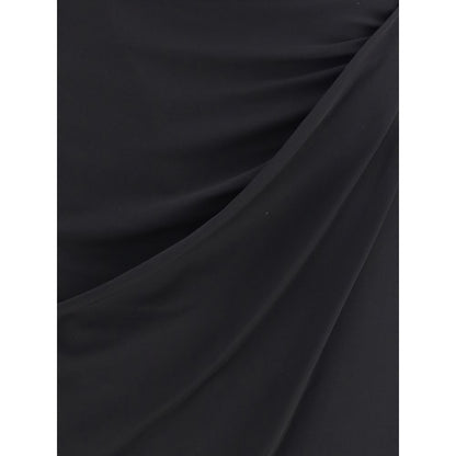 Versace Black Viscose Skirt