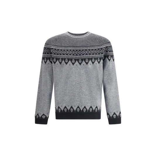 Alexander McQueen Gray Wool Sweatshirt