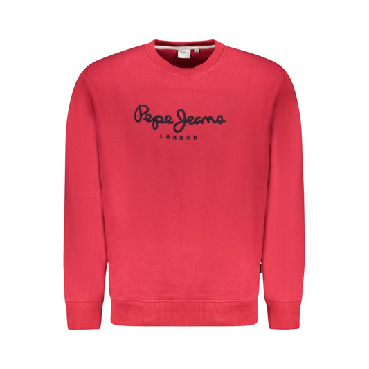 Pepe Jeans Rosso Cotton Men Sweatshirt