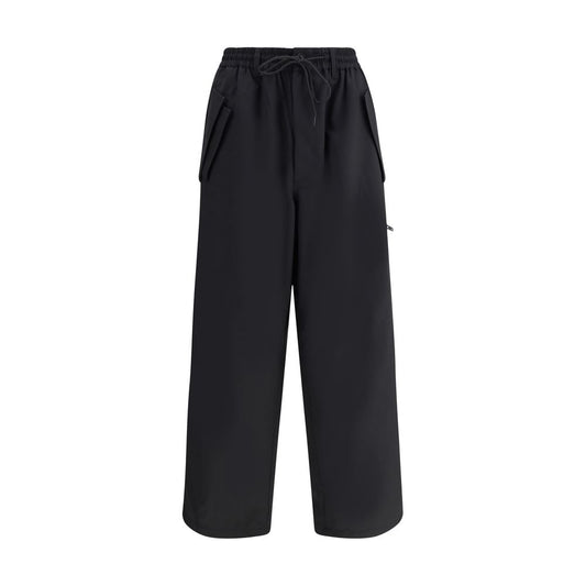 Y-3 Black Wool Casual Pants