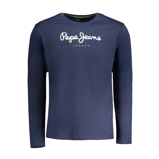 Pepe Jeans Blu Cotton Men T-Shirt