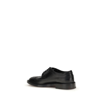 Fratelli Rossetti Black Leather Oxfords And Derbies