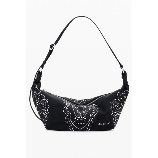 Desigual Nero Poliuretano Women Handbag