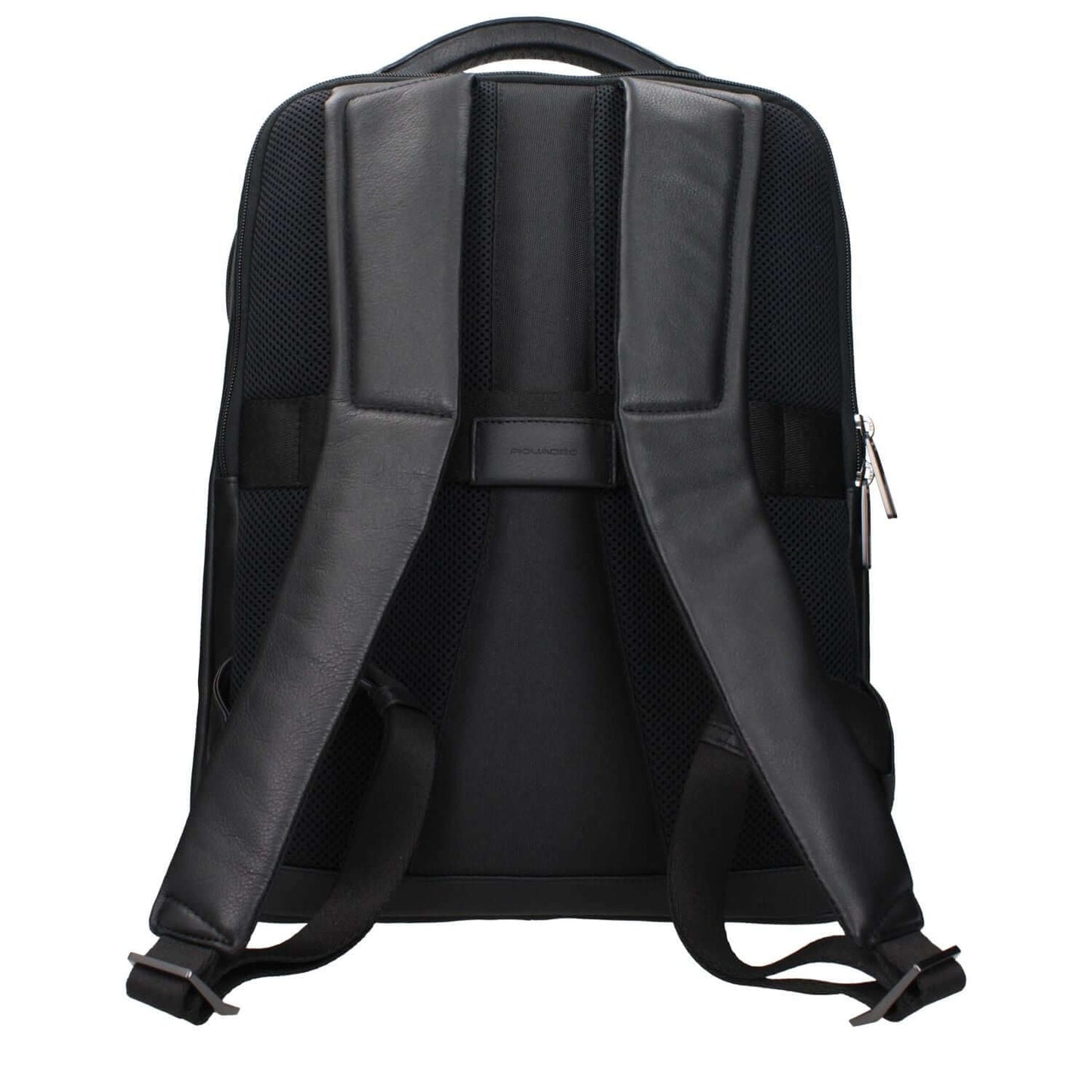 Piquadro Black Leather Backpack