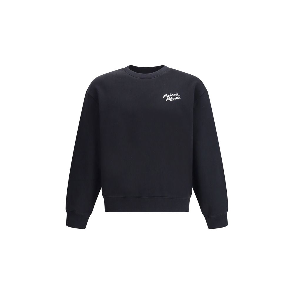 Maison Kitsuné Black Cotton Sweatshirt