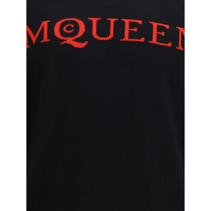 Alexander McQueen Black Wool Sweatshirt