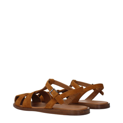 Church's Brown Leather Flat Sandals