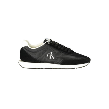 Calvin Klein Black Polyester Men Sneaker
