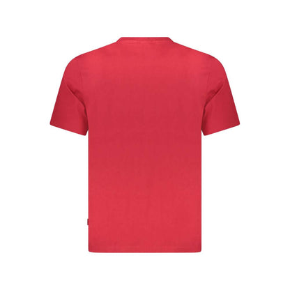 Pepe Jeans Red Cotton Men T-Shirt