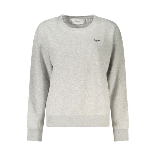 Pepe Jeans Grigio Cotton Women Sweatshirt