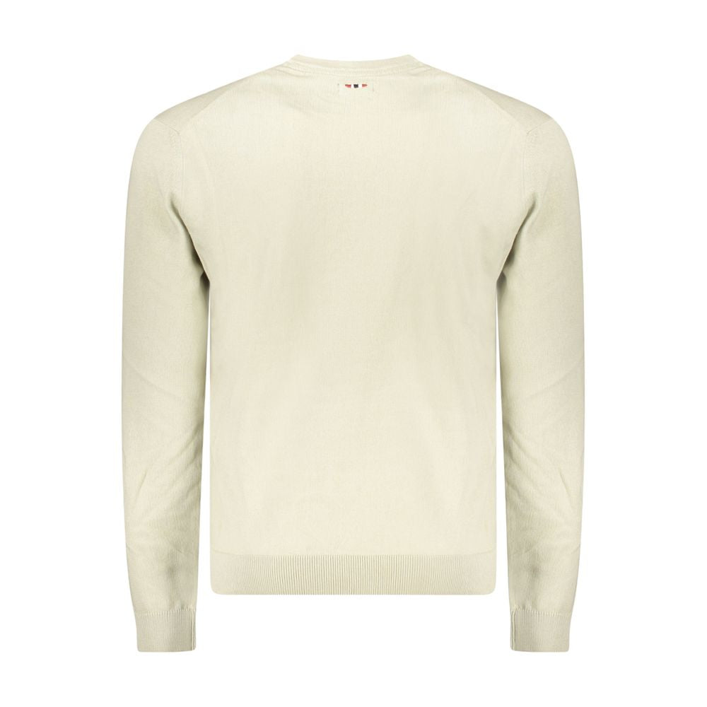 Napapijri Beige Cotton Men Sweater
