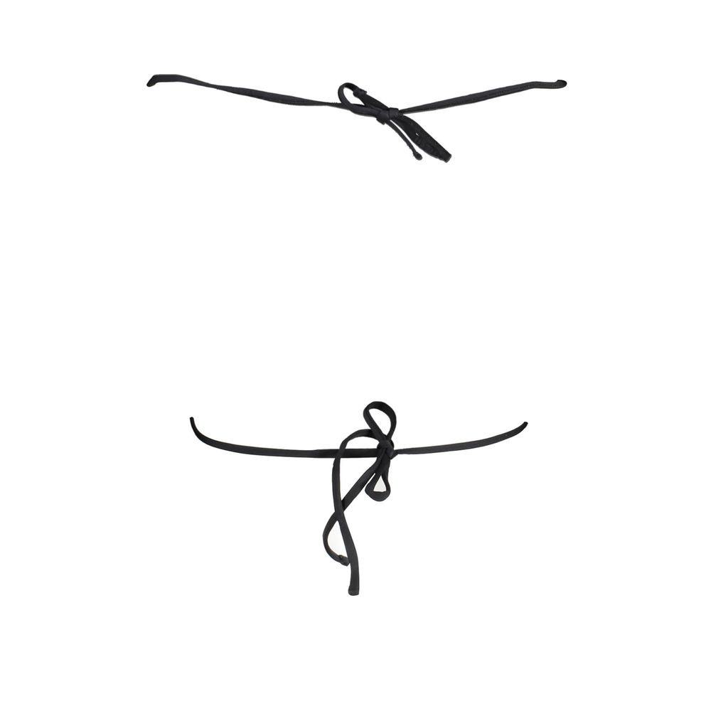 Karl Lagerfeld Black Polyamide Women Swimsuit