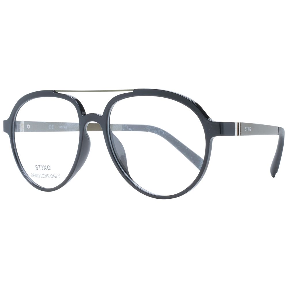 Sting Black Plastic Glasses (Frames)