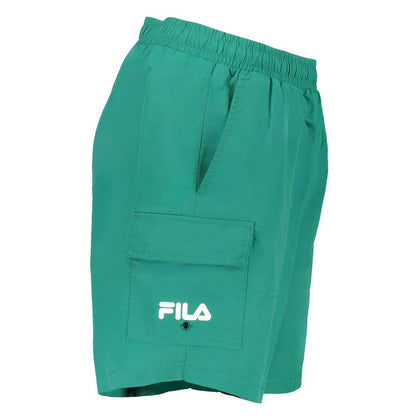 Fila Verde Poliammide Men's Swim Boxer