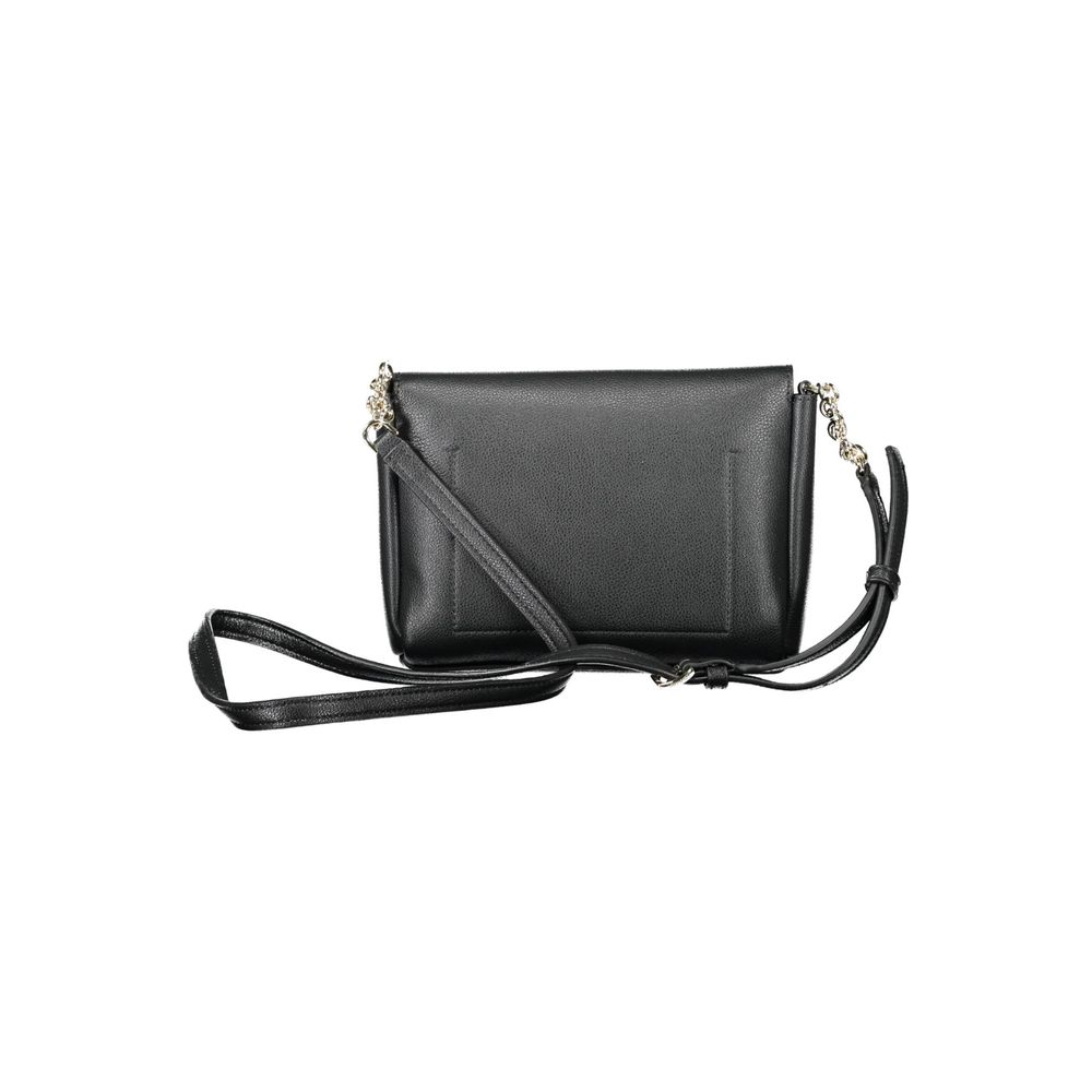 Calvin Klein Black Polyurethane Women Shoulder Bag