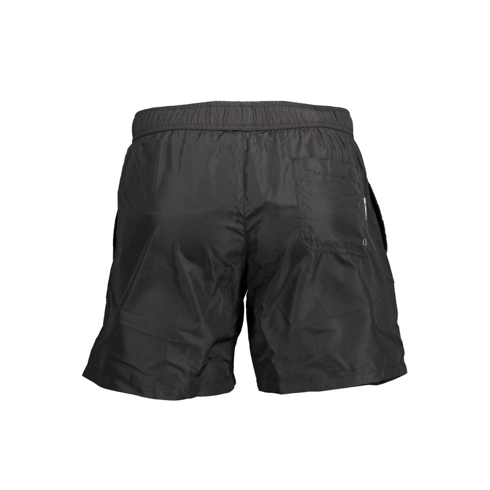 Karl Lagerfeld Black Polyester Men's Swim Boxer