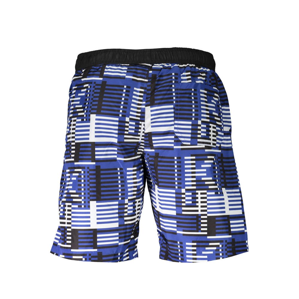 Karl Lagerfeld Blu Polyester Men's Swim Trunk