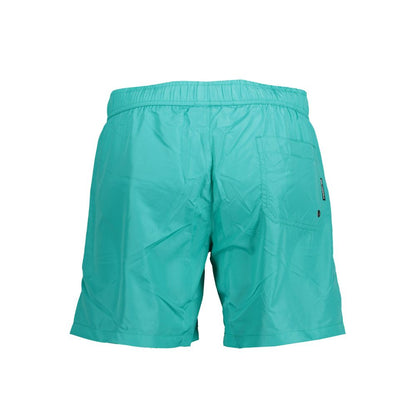 Karl Lagerfeld Verde Polyester Men Swim Boxer