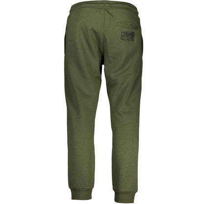 Cavalli Class Verde Polyester Men Sweatpant