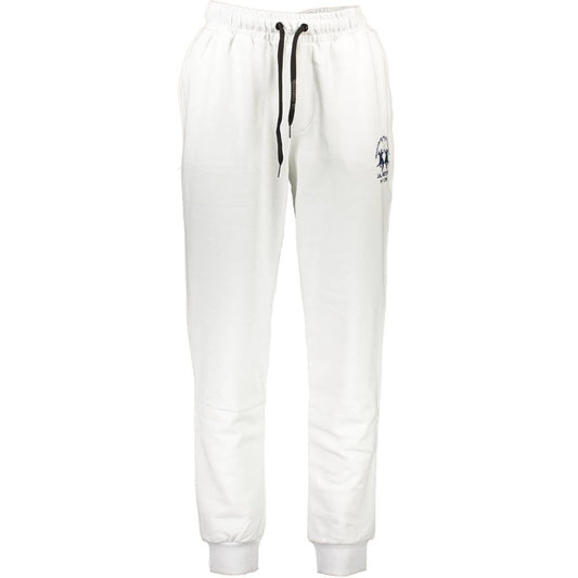 La Martina Bianco Cotton Men's Track Pant