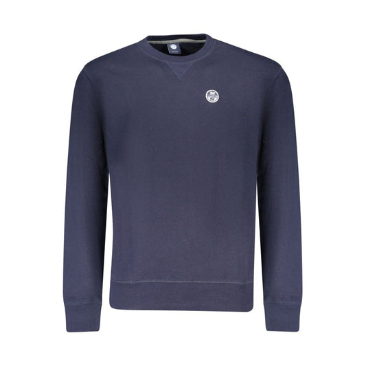 North Sails Blue Cotton Men's Sweatshirt