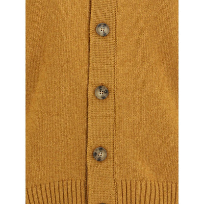 Brooksfield Bicolor Fleece Wool Cardigan Brooksfield