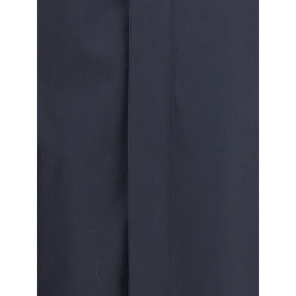 Burberry Blue Cotton Coat