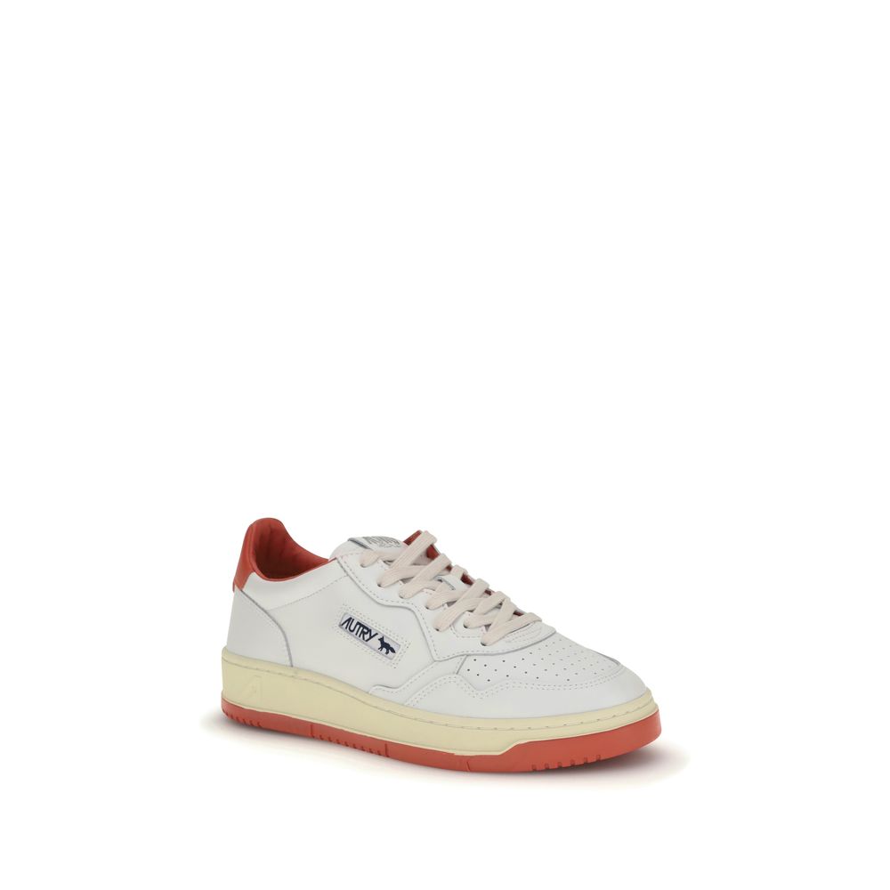 Autry White Leather Athletic Sneakers Autry