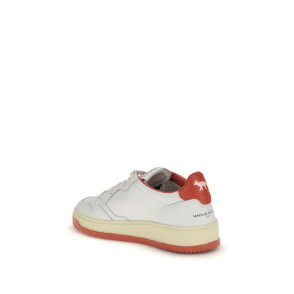 Autry White Leather Athletic Sneakers Autry