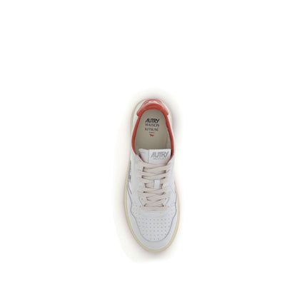 Autry White Leather Athletic Sneakers Autry