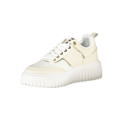 Laura Biagiotti Beige Polyester Women Sneaker