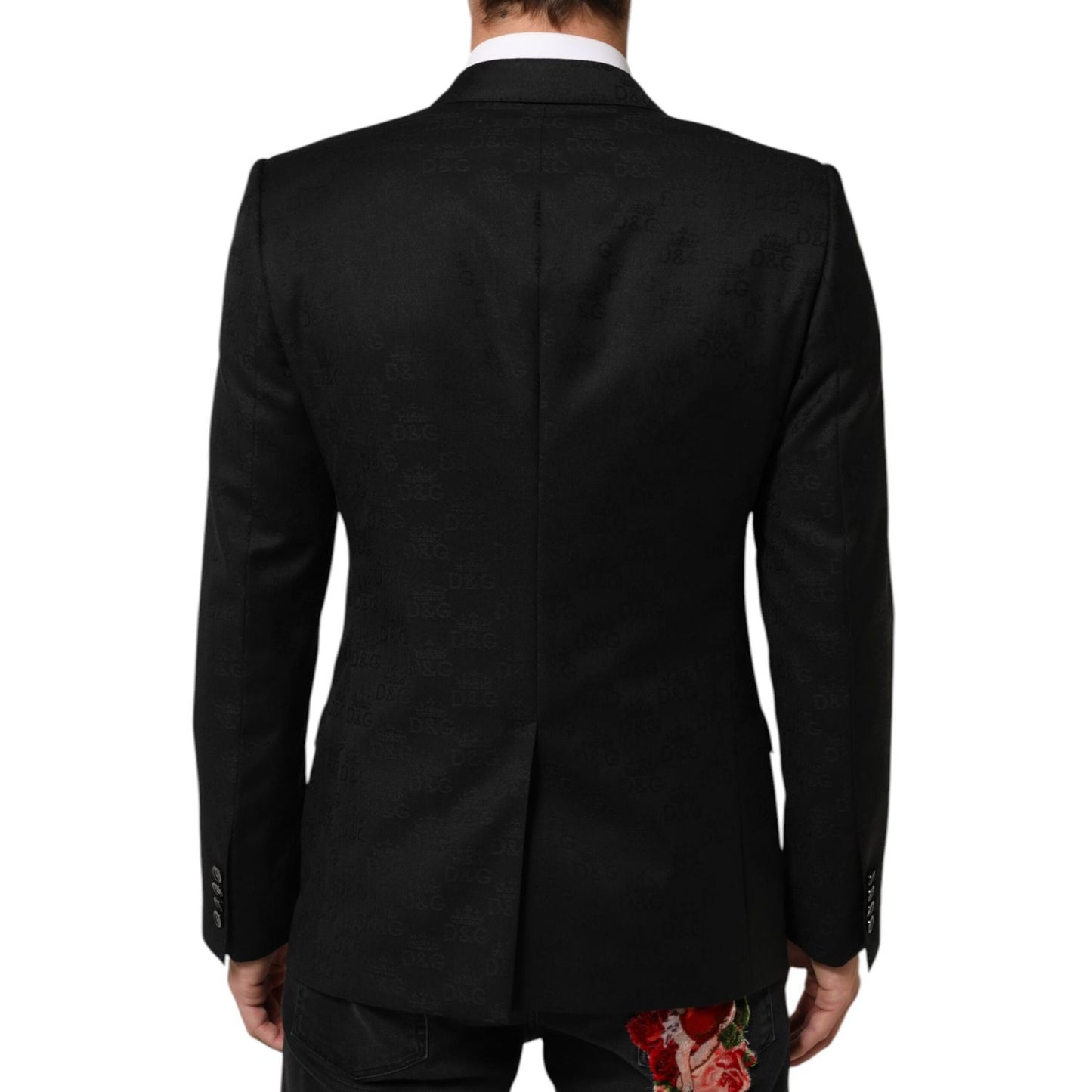 Dolce & Gabbana Black MARTINI 2 Buttons Suit Jacket Blazer
