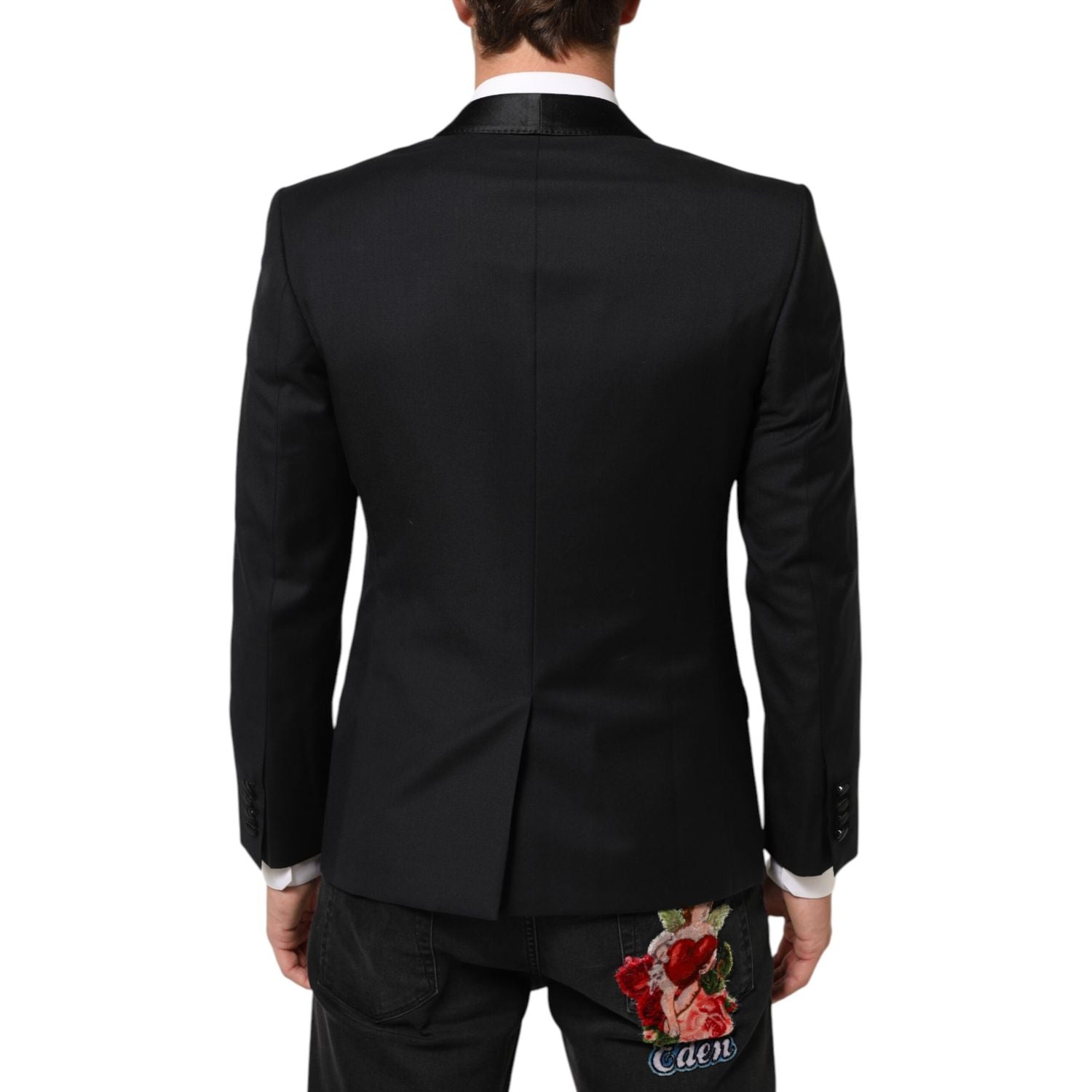 Dolce & Gabbana Black GOLD 1 Button Suit Jacket Men Blazer