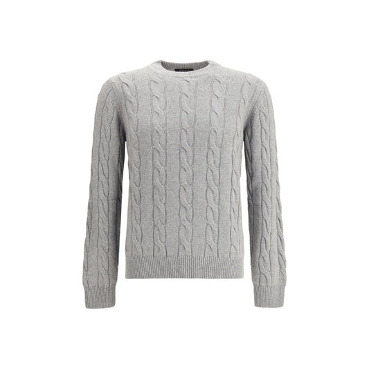 Aragona Cashmere Gray Cashmere Sweatshirt