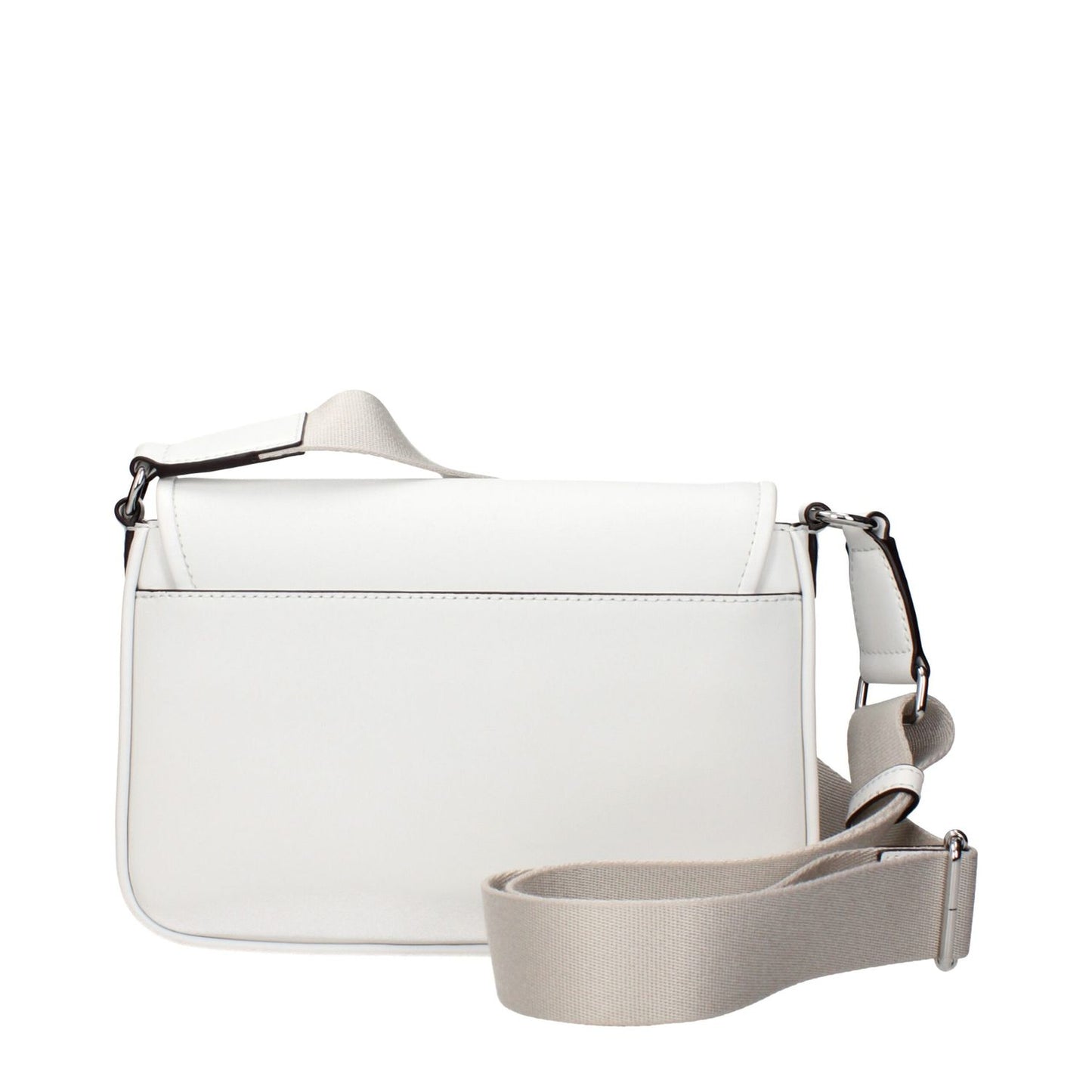 Michael Kors White Leather Crossbody Bag