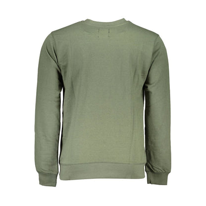 Gianmarco Venturi Verde Cotton Men Sweatshirt
