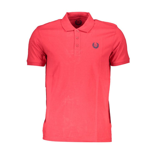 Gianmarco Venturi Red Cotton Men Polo