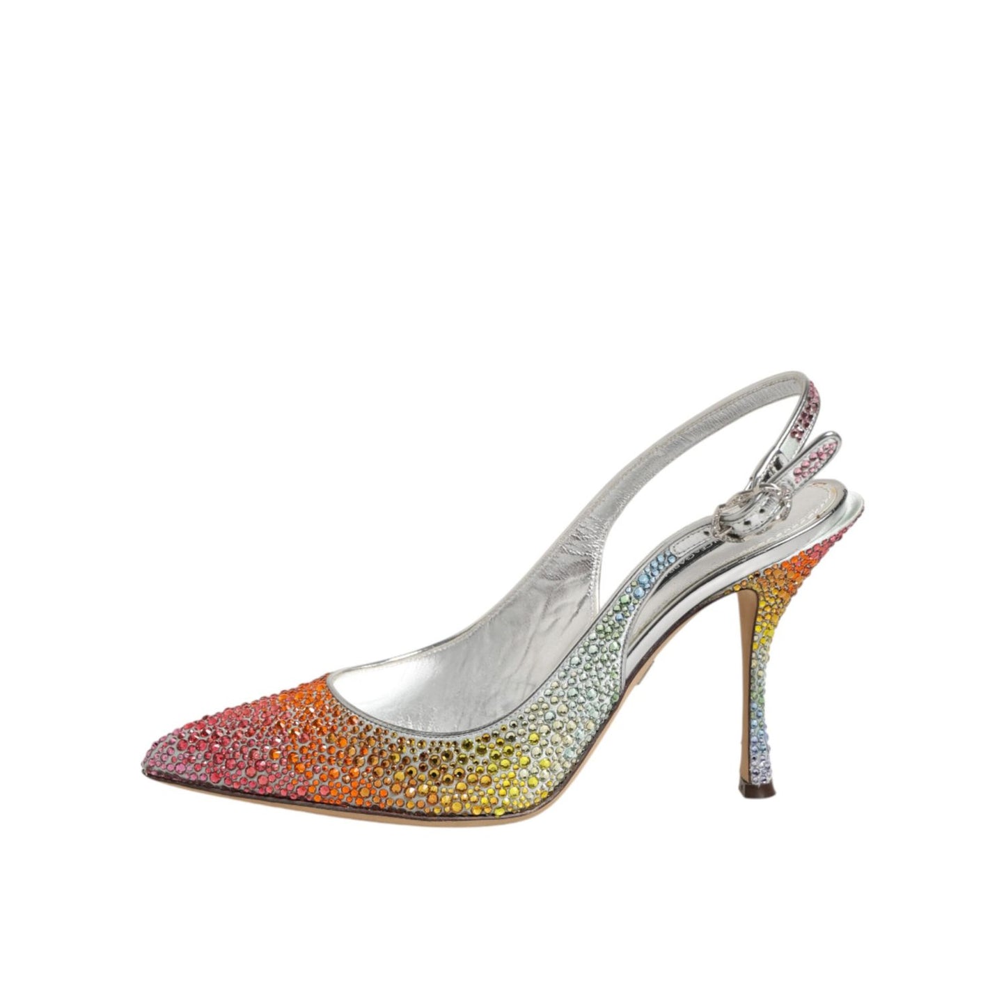 Dolce & Gabbana Multicolor Sequin Slingback Pumps Shoes