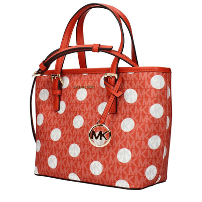 Michael Kors Orange Fabric Handbag