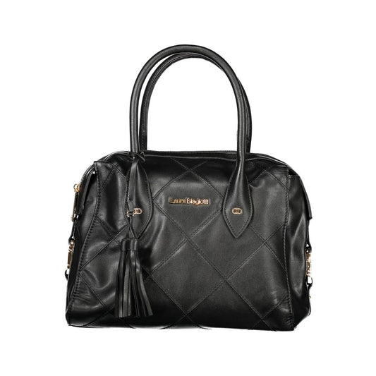 Laura Biagiotti Black PVC Women Handbag