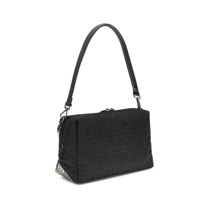 Fendi Black Nylon Shoulder Bag